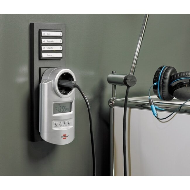 Brennenstuhl Primera-Line DT tijdschakelklok - digitaal (20 programma's per week) - voor binnen / grijs