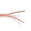 Nedis luidspreker kabel (CU koper) - 2x 4,00mm² / transparant - 1 meter