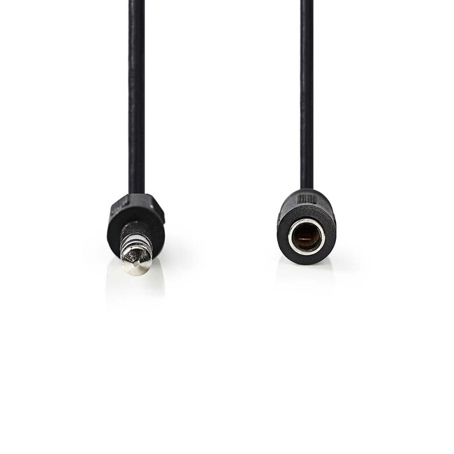 Nedis 3,5mm Jack (m) - 6,35mm Jack (v) stereo audio adapter kabel - CCS aders / zwart - 0,20 meter