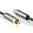 Nedis Premium Tulp coaxiale digitale audio kabel / zwart - 1 meter