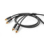 Nedis Premium Tulp stereo audio kabel / zwart - 2 meter