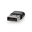 Nedis USB-A (m) - USB-C (v) adapter - compact - USB2.0 / zwart