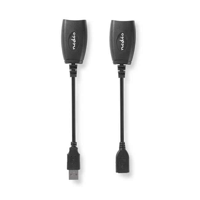 Nedis USB verlenger over netwerkkabel - USB1.1 - tot 0,5A - 50 meter