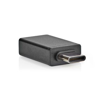 Nedis Nedis USB-C (m) - USB-A (v) adapter - compact - USB3.0 / zwart