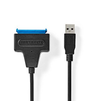 Nedis Nedis USB-A naar SATA adapter voor 2,5'' HDD's/SSD's - USB3.0 / zwart - 0,30 meter