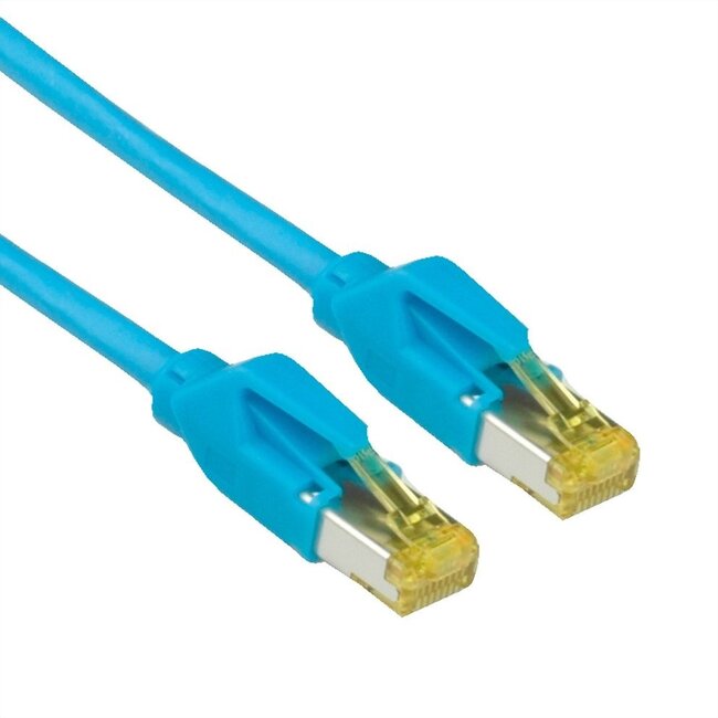 Draka UC900 premium S/FTP CAT6a 10 Gigabit netwerkkabel / blauw - 0,50 meter