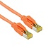 Draka UC900 premium S/FTP CAT6a 10 Gigabit netwerkkabel / oranje - 0,50 meter