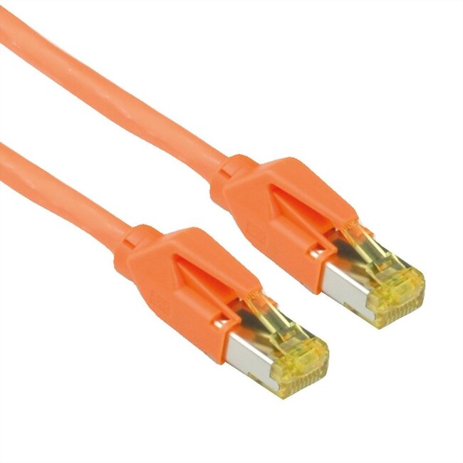 Draka UC900 premium S/FTP CAT6a 10 Gigabit netwerkkabel / oranje - 2 meter
