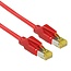 Draka UC900 premium S/FTP CAT6a 10 Gigabit netwerkkabel / rood - 1 meter