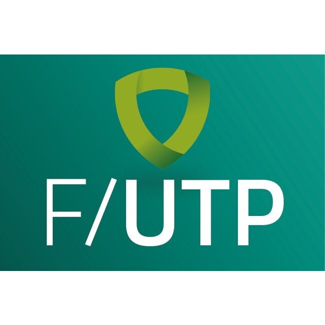 F/UTP CAT6 Gigabit netwerkkabel met vaste aders van de rol / LSZH - 1 meter