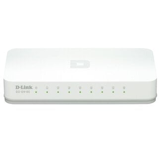 D-Link D-Link GO-SW-8E/E Fast Ethernet Switch met 8 poorten / wit