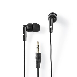 Nedis Nedis stereo in-ear earphones / zwart - 1,2 meter