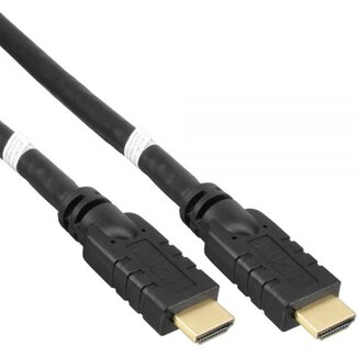 InLine Actieve HDMI kabel met ingebouwde versterker - versie 1.4 (4K 30Hz) - 40 meter
