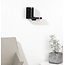 My Wall muurbeugel set voor Sonos PLAY:1, ONE, ONE SL en andere compacte speakers - met extra ruimte / zwart