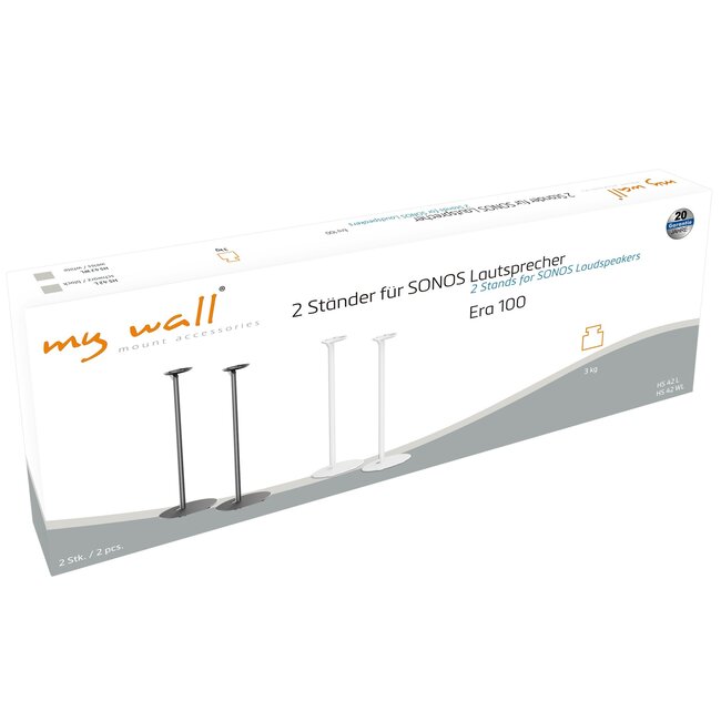 My Wall statief set voor Sonos Era 100 / Era 100 SL - vast / zwart