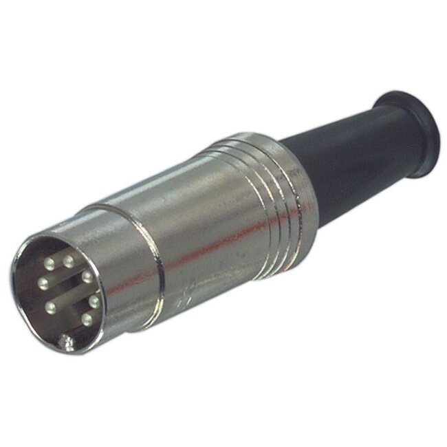 Neutrik NYS323 7p DIN connector mannelijk