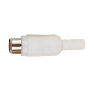 S-Impuls Tulp (v) audio/video connector - plastic / wit