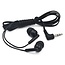 Stereo in-ear earphones voor tours, musea, scholen etc. / zwart - 1,2 meter