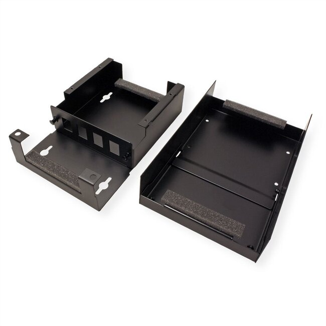Afsluitbare uitvoerdoos | voor 4 Keystone modules | zwart