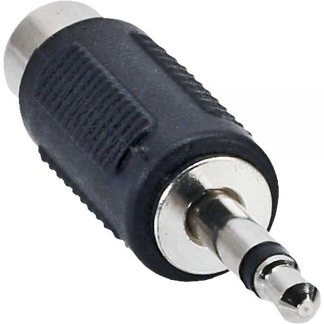 3,5mm Jack mono (m) - Tulp mono (v) adapter