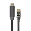 PYTHON DisplayPort naar HDMI kabel - DP 1.4 / HDMI 2.0 (4K 60Hz + HDR) / zwart - 2 meter
