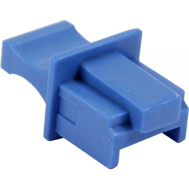 RJ45 (m) afsluitcover voor RJ45 (v) poort - per stuk / blauw