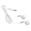 Stereo earphones voor tours, musea, scholen etc. / wit - 1,2 meter