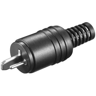 Goobay 2-pins DIN luidspreker connector (m) / schroefbaar