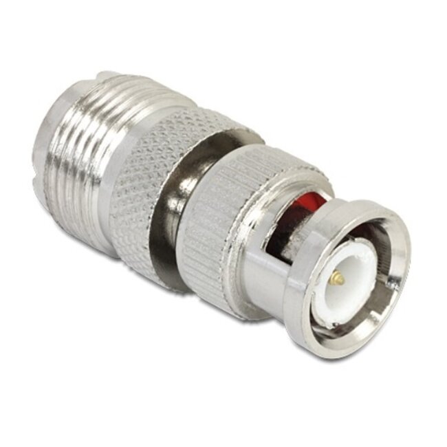 BNC (m) - UHF (v) adapter - 50 Ohm