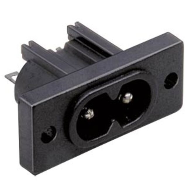 C8 / 8-vormige chassis connector