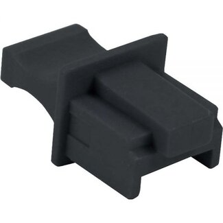 InLine RJ45 (m) afsluitcovers voor RJ45 (v) poorten met platte greep - 10 stuks / zwart