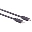 USB-C naar USB-C kabel - USB2.0 - tot 100W / zwart - 4 meter