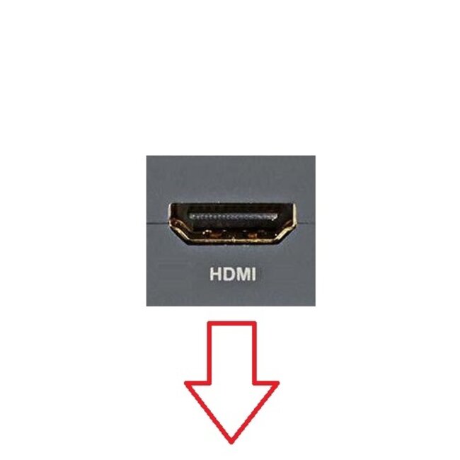 HDMI adapter - 90° haaks naar beneden - HDMI2.1 (8K 60Hz + HDR) / zwart
