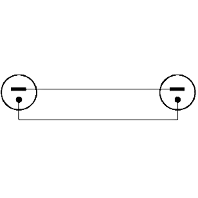 Loudspeaker koppelstuk mannelijk - mannelijk