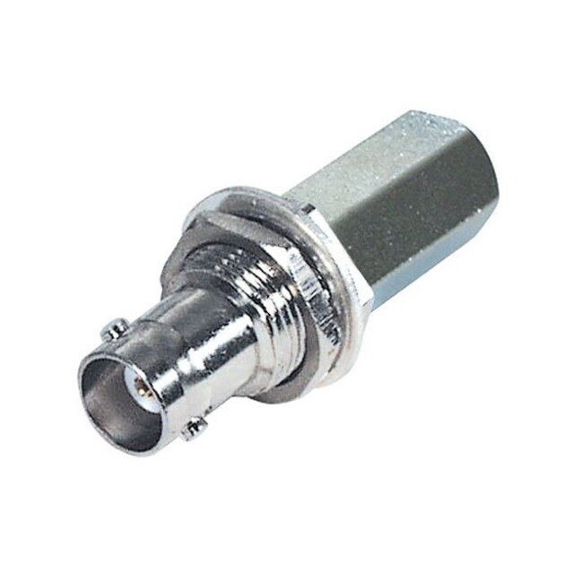 BNC (v) twist-on inbouwconnector voor RG58 kabel - 50 Ohm / recht