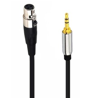 Universal Mini XLR (v) - 3,5mm Jack (m) audiokabel - 0,50 meter