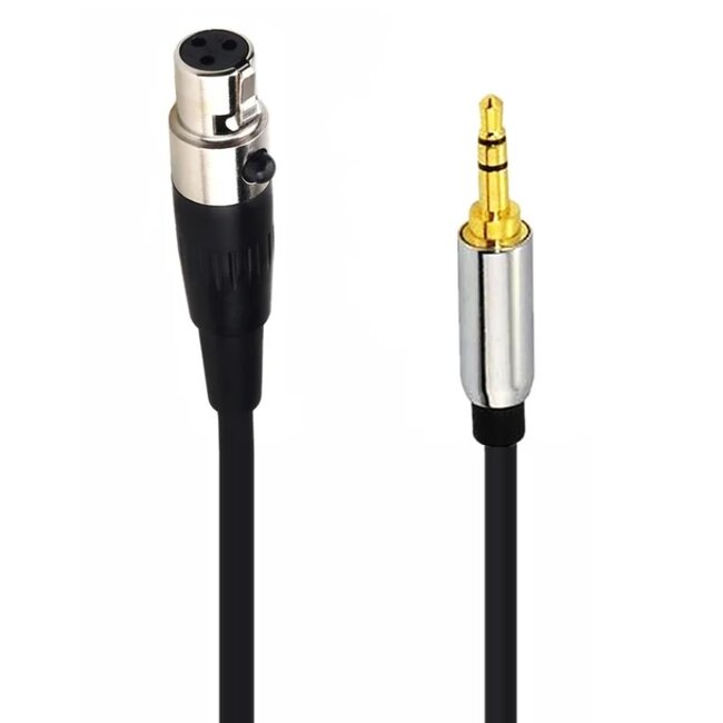Mini XLR (v) - 3,5mm Jack (m) audiokabel - 0,50 meter