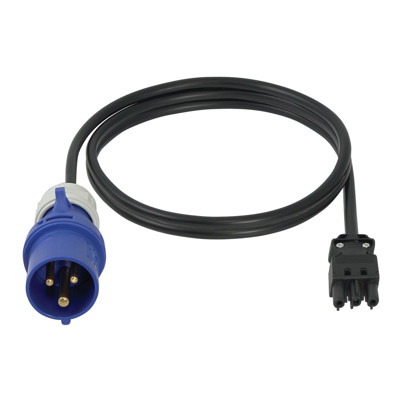 Installatiestekker - CEE 3-pins | stroomkabel | 1 meter |  | Schroff
