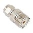 UHF (v) - F (m) adapter - 50 Ohm