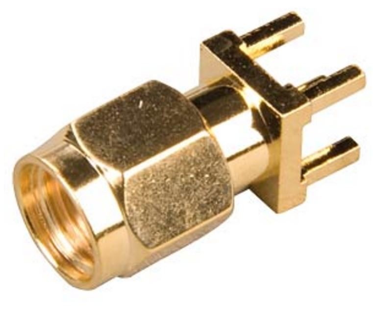 BKL Electronic 0419021 0419021 SMA-Reverse-connector Stekker, inbouw verticaal 50 Ω 1 stuk(s)