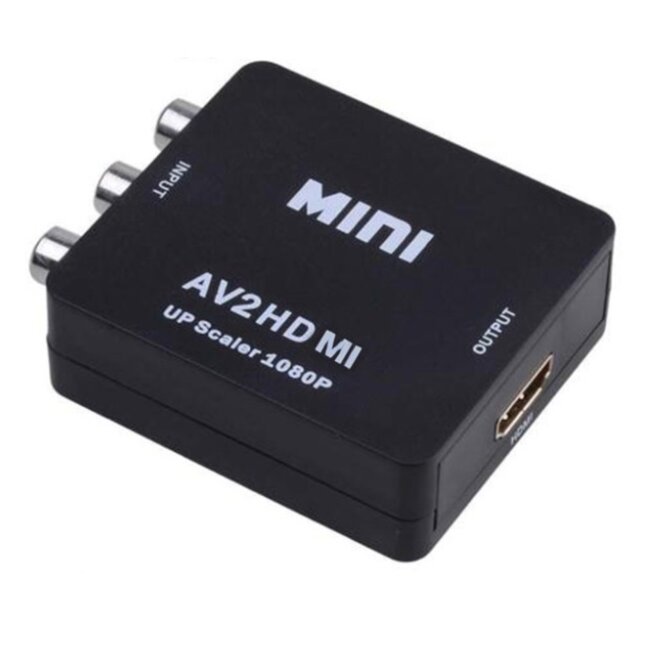 Tulp Composiet AV naar HDMI converter / zwart