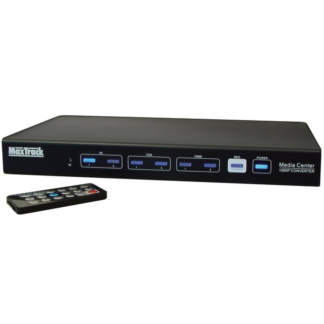 MaxTrack HDMI multiconverter schakelaar met afstandsbediening - versie 1.3 (Full HD 1080p)