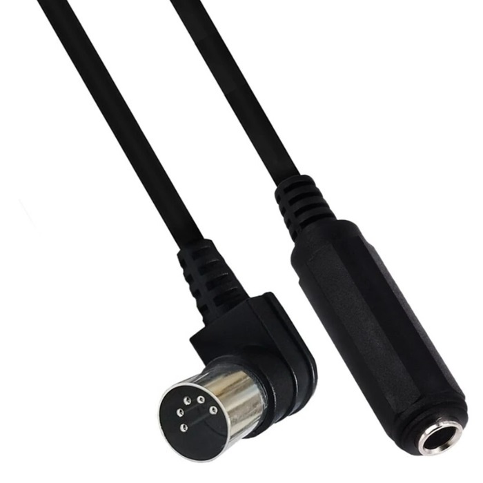 DIN 5-pins - 6.35mm | jack adapter | 0.30 meter |  | Universal
