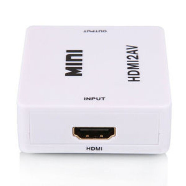 HDMI naar Tulp Composiet AV converter / wit