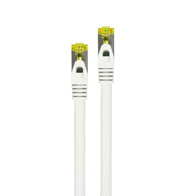 PYTHON S/FTP CAT7 10 Gigabit netwerkkabel / wit - LSZH - 0,25 meter