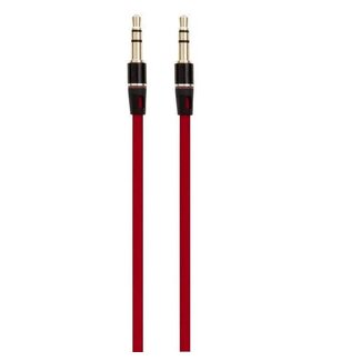 J&S Supply 3,5mm Jack audio kabel - rood - 1,2 meter