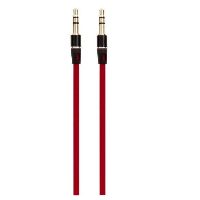 3,5mm Jack audio kabel - rood - 1,2 meter
