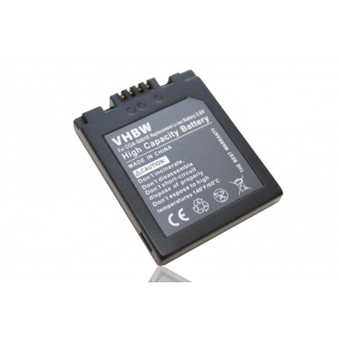 Camera accu compatibel met Leica BP-DC2 en Panasonic CGA-S001, CGR-S001 en DMW-BCA7