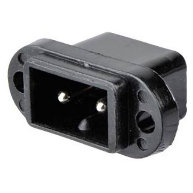 Japanse 2-pins inbouw connector (m)