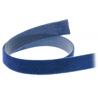 InLine Klittenband rol 16mm / blauw (10 meter)